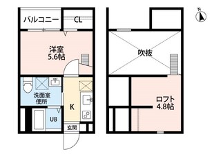 鶴里駅 徒歩9分 1階の物件間取画像